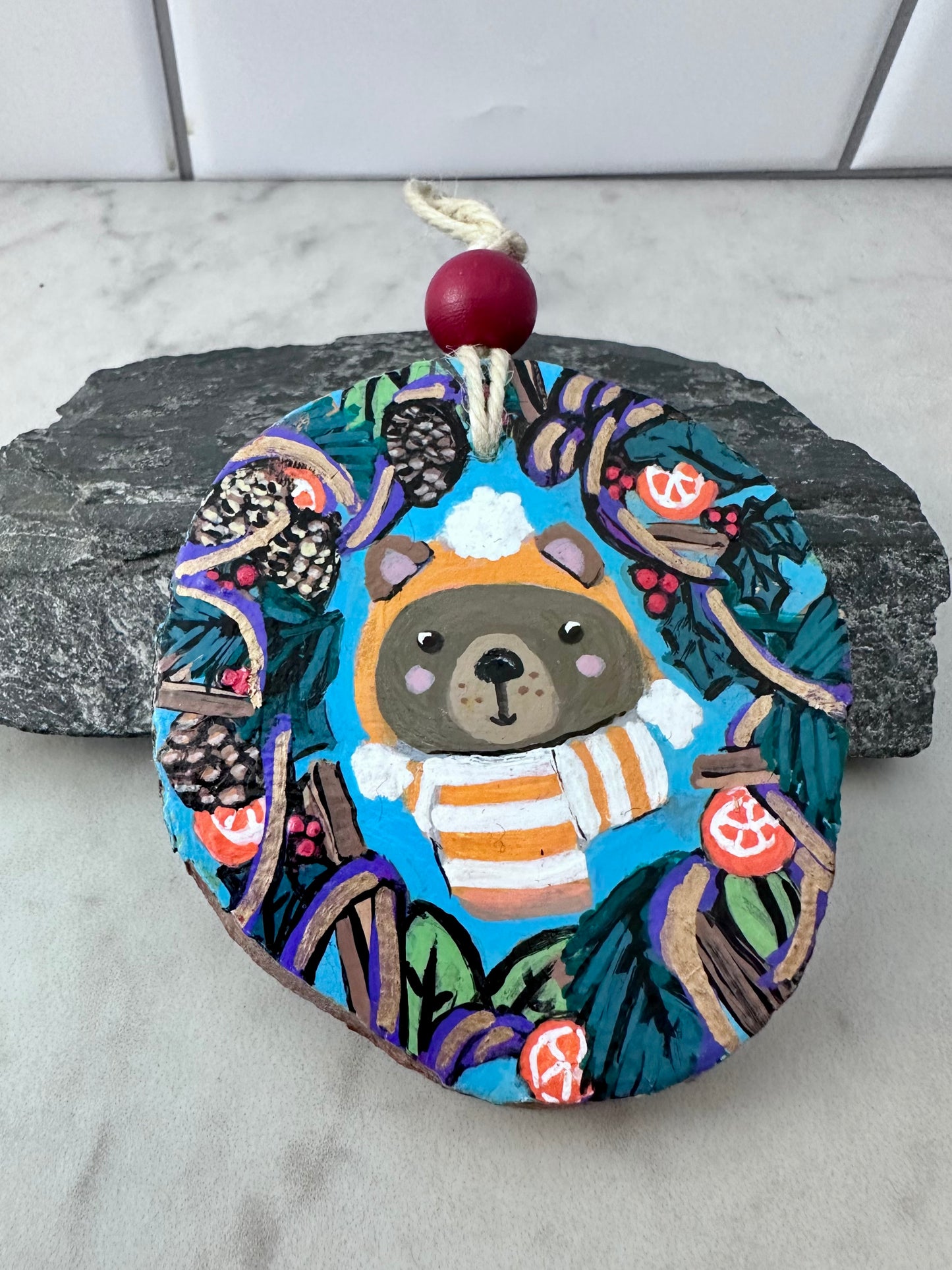 Woodland Bear Ornament