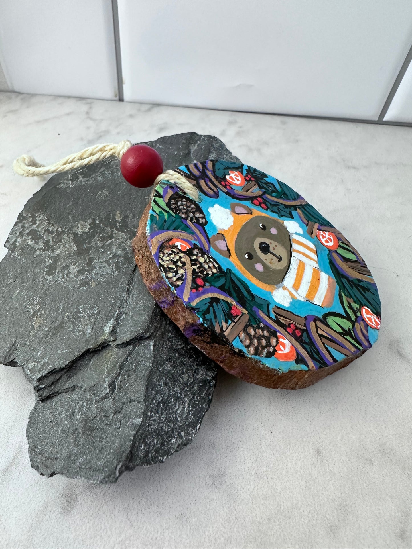 Woodland Bear Ornament