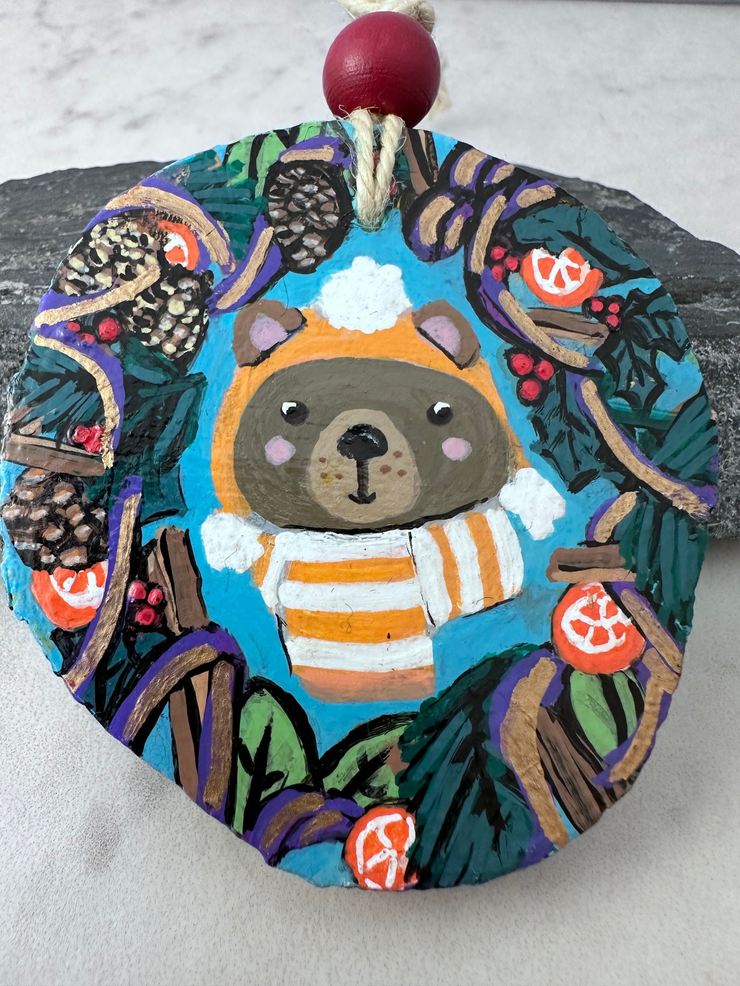 Woodland Bear Ornament